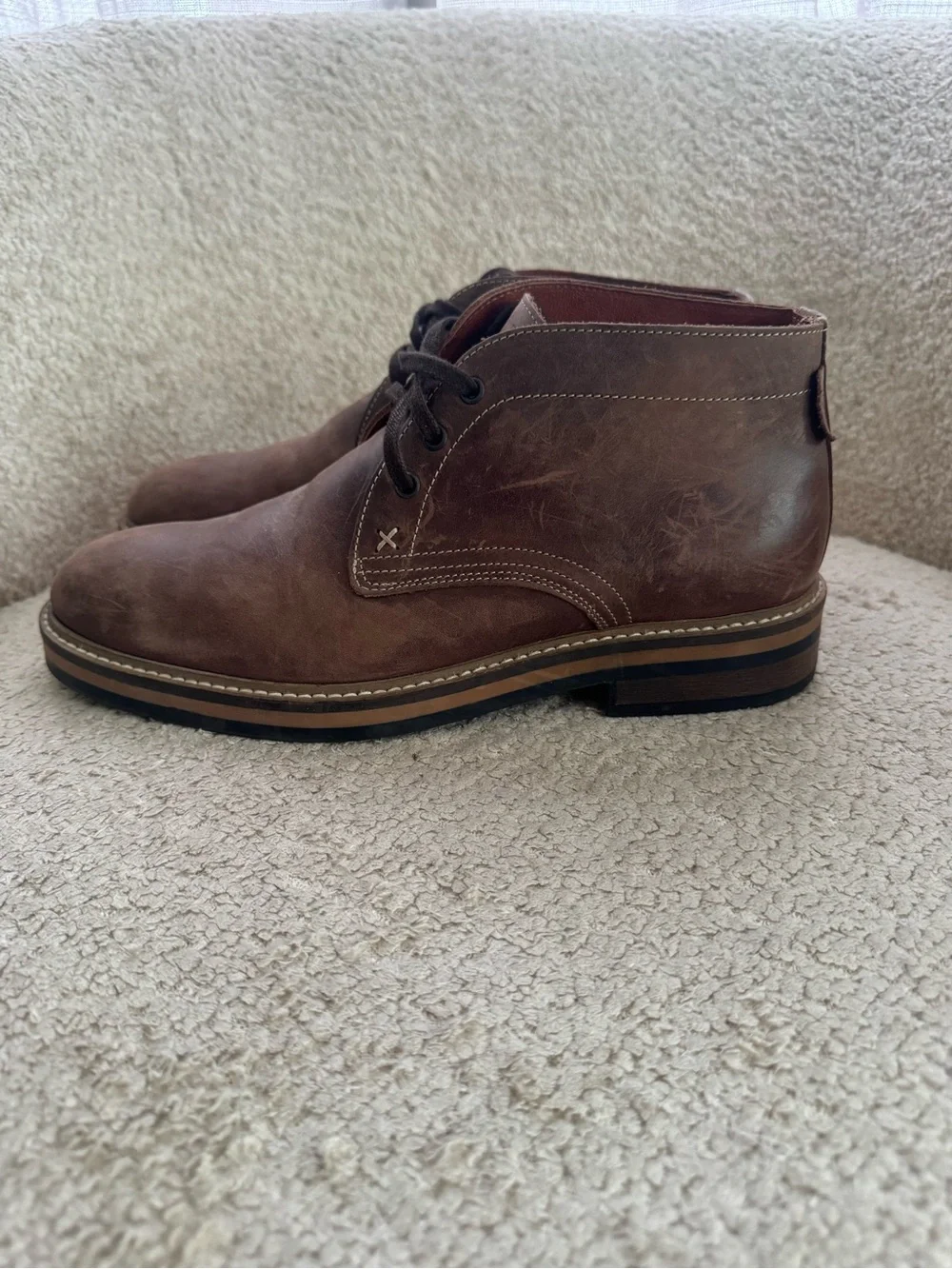 Wolverine 1883 Francisco Chukka Boots Men’s 9 Brown Leather
